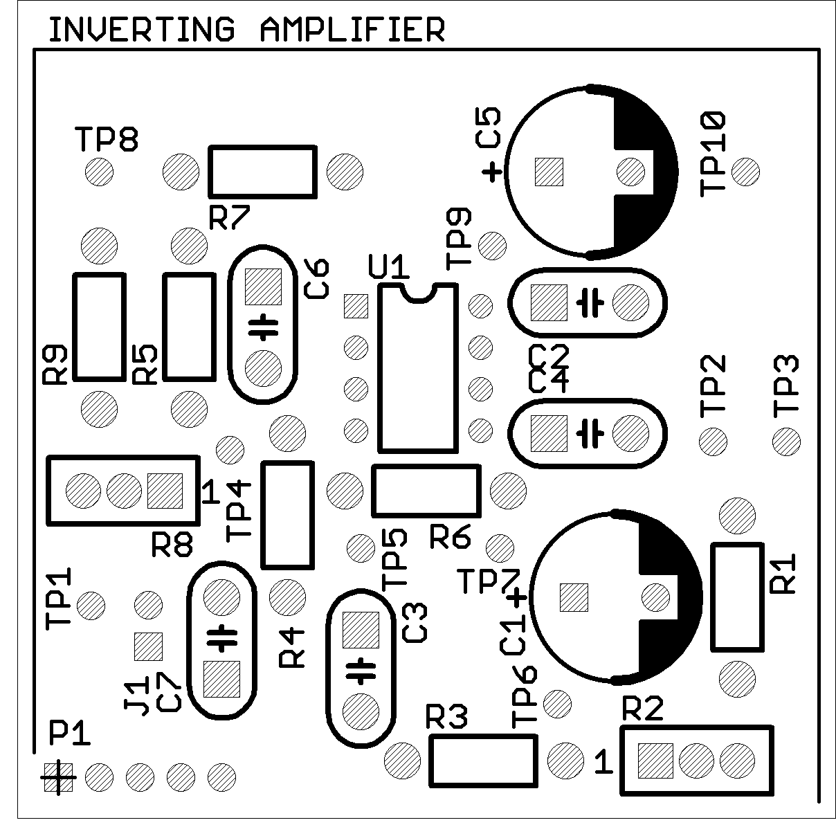 Top view of miniPCB