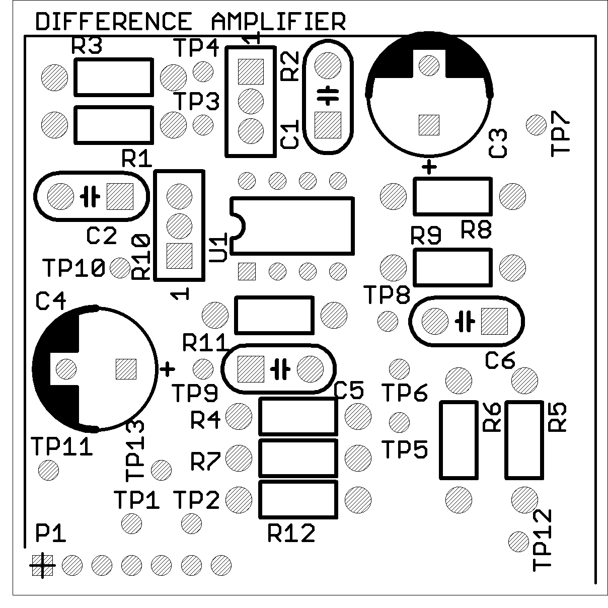 Top view of miniPCB