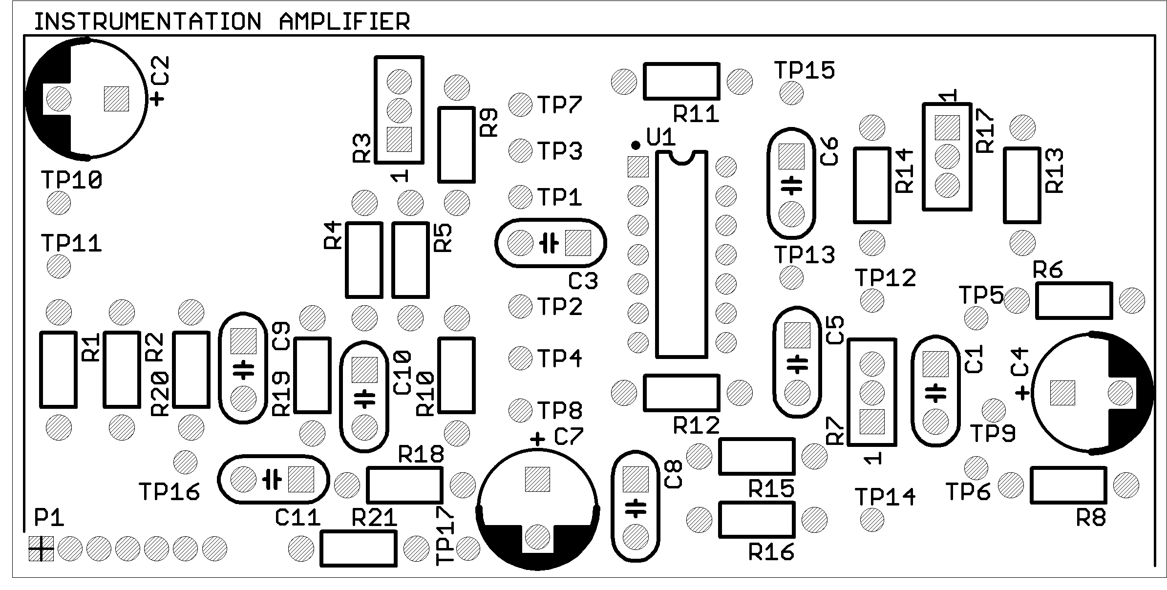 Top view of miniPCB