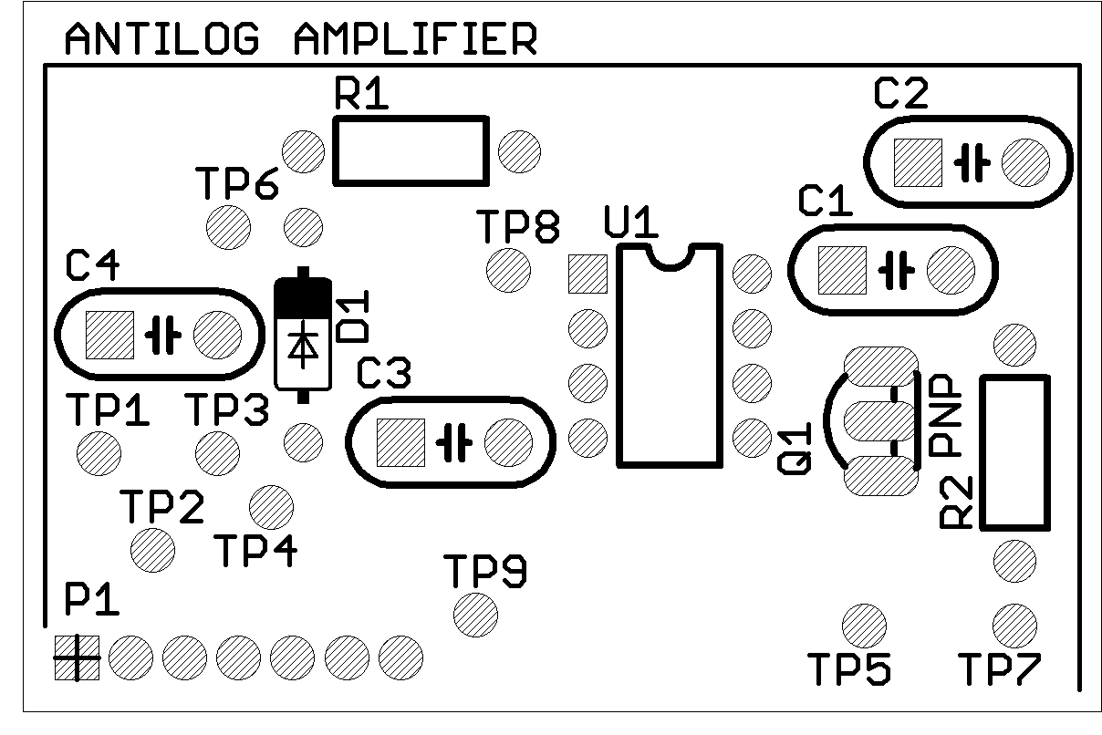 Top view of miniPCB