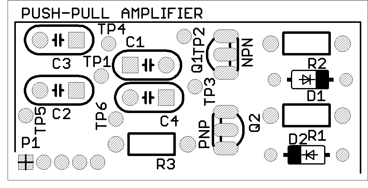 Top view of miniPCB