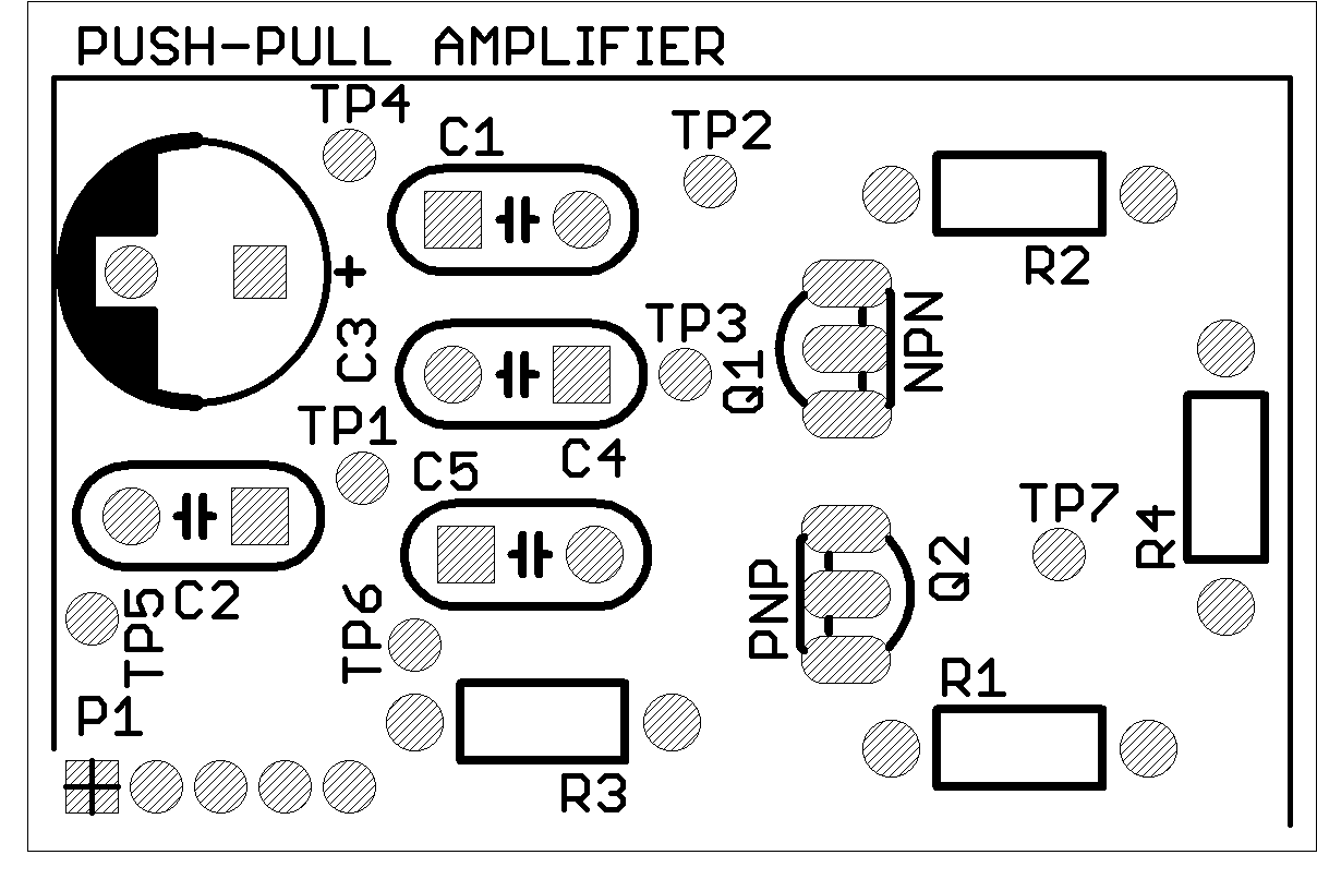 Top view of miniPCB