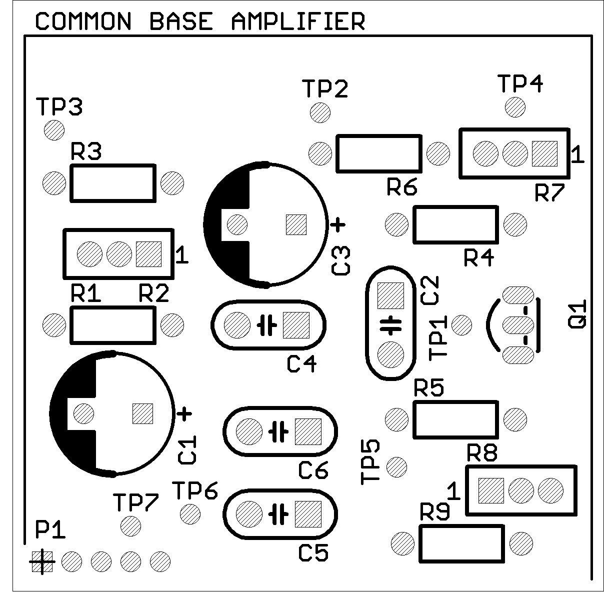 Top view of miniPCB