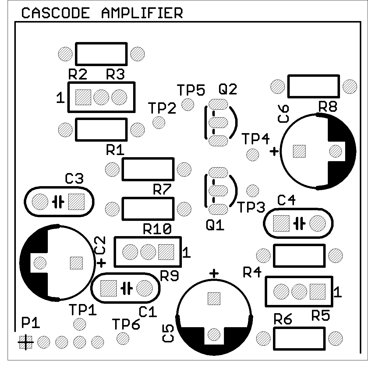 Top view of miniPCB