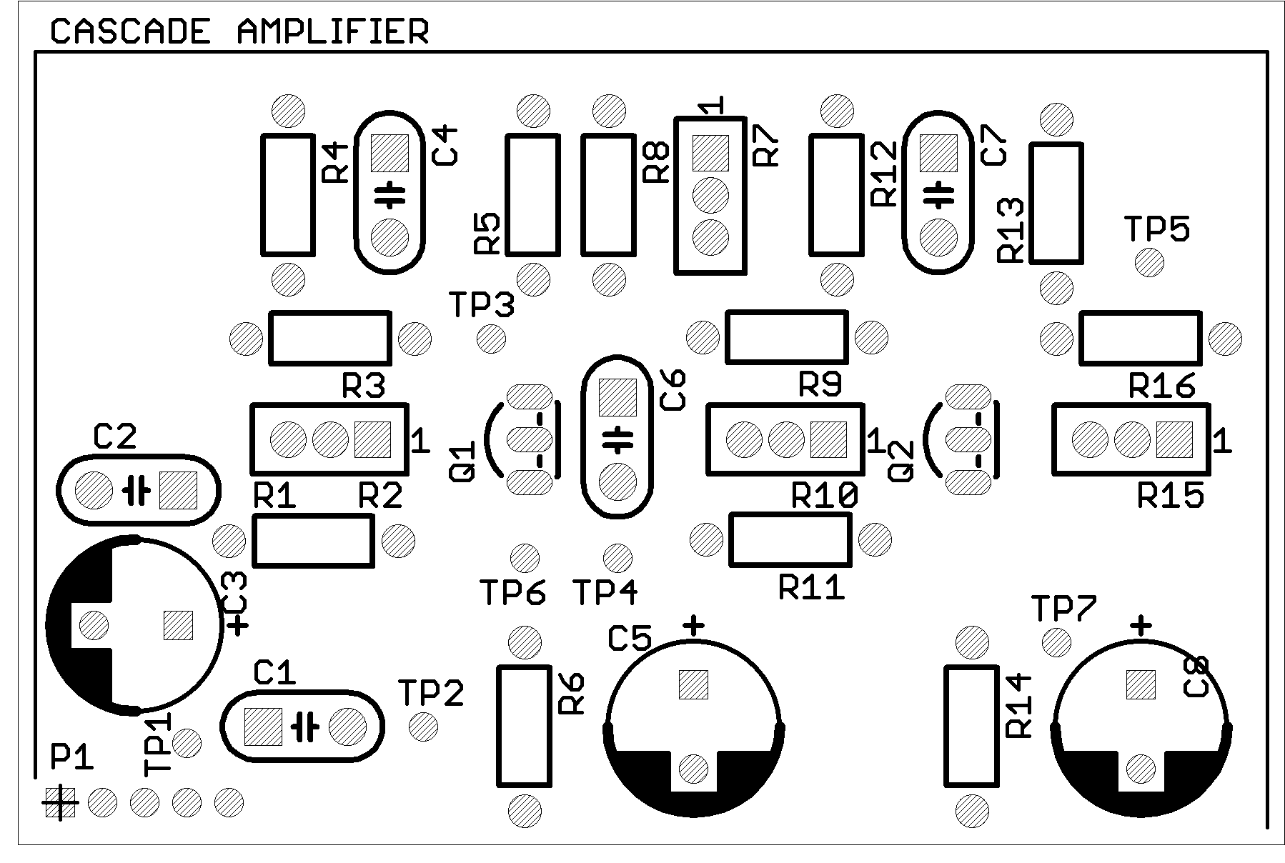 Top view of miniPCB