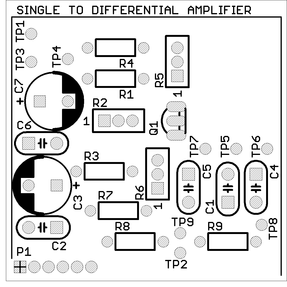 Top view of miniPCB