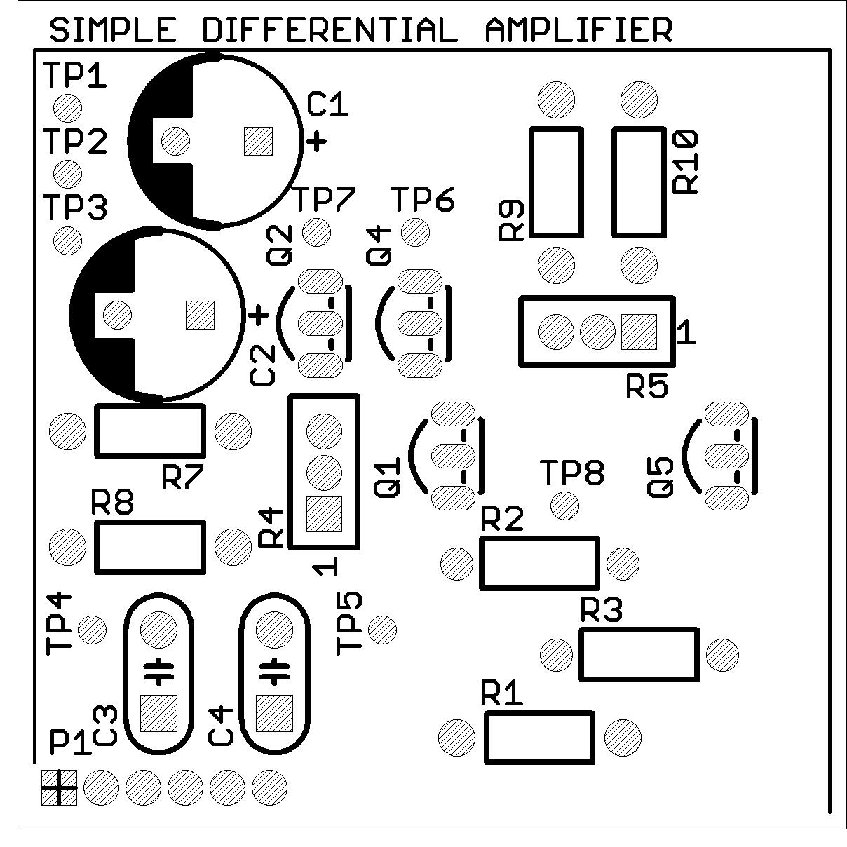 Top view of miniPCB