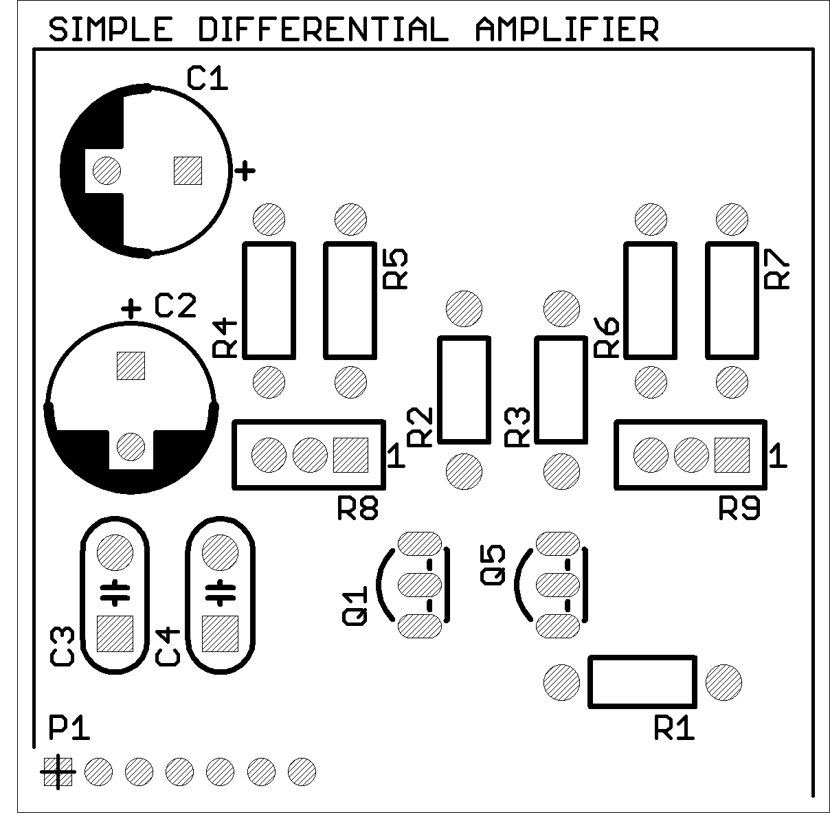 Top view of miniPCB