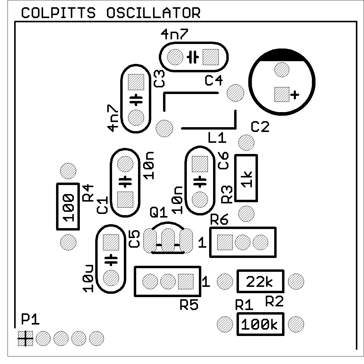 Top view of miniPCB