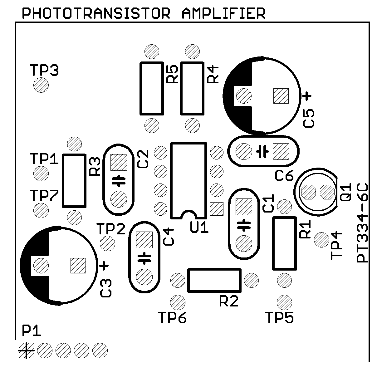 Top view of miniPCB