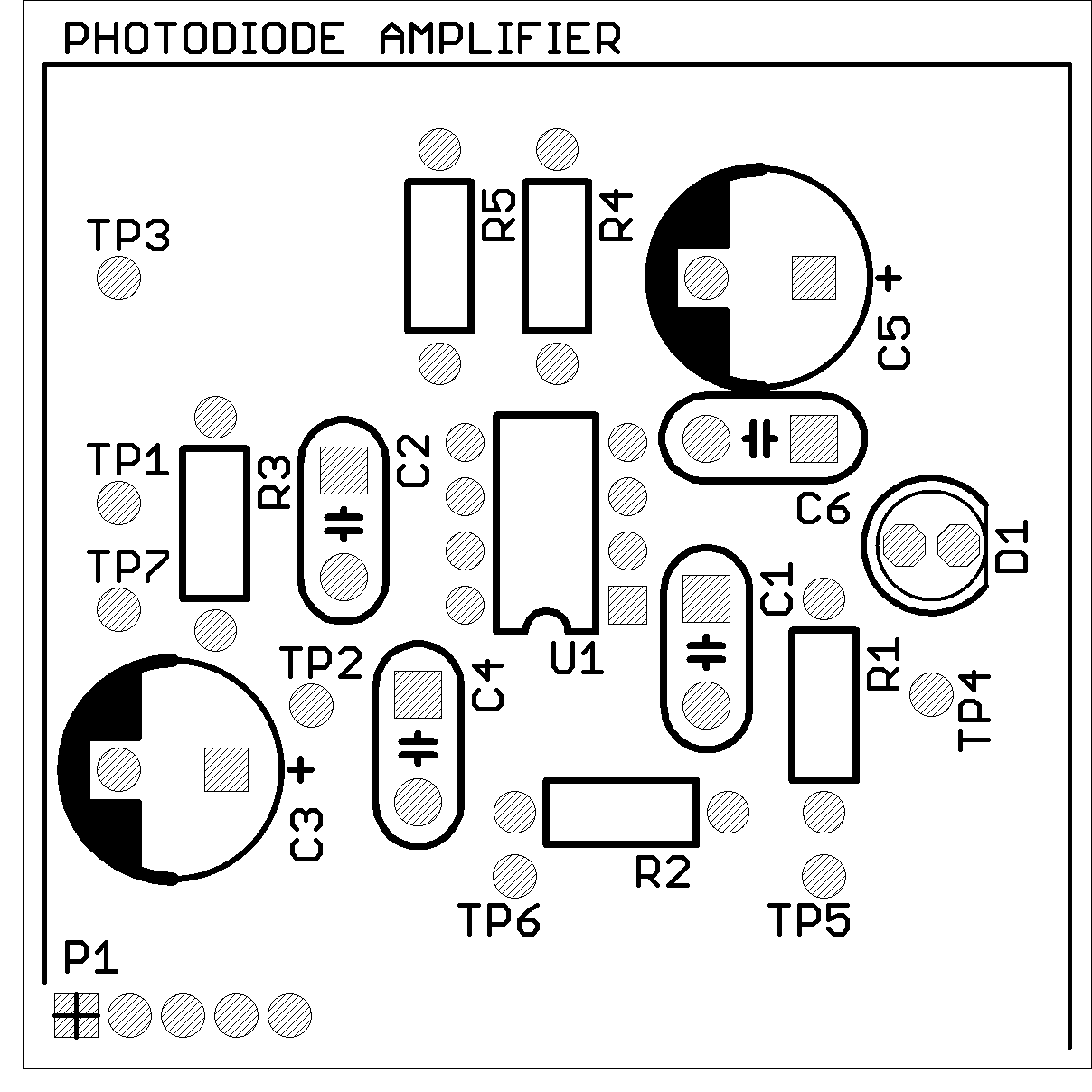 Top view of miniPCB