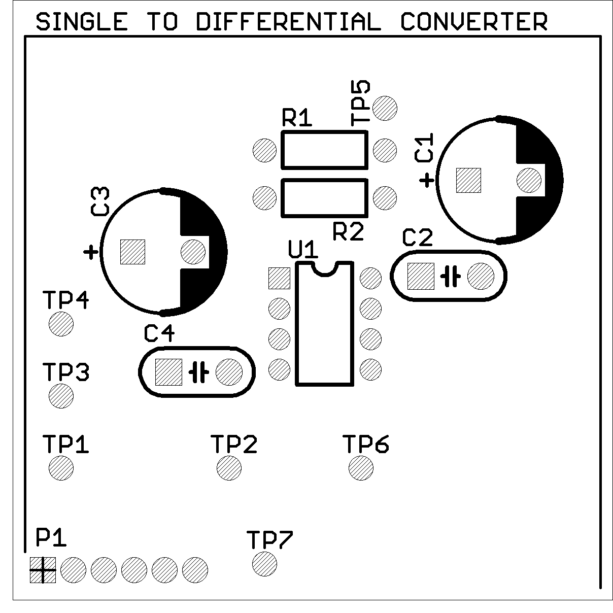 Top view of miniPCB