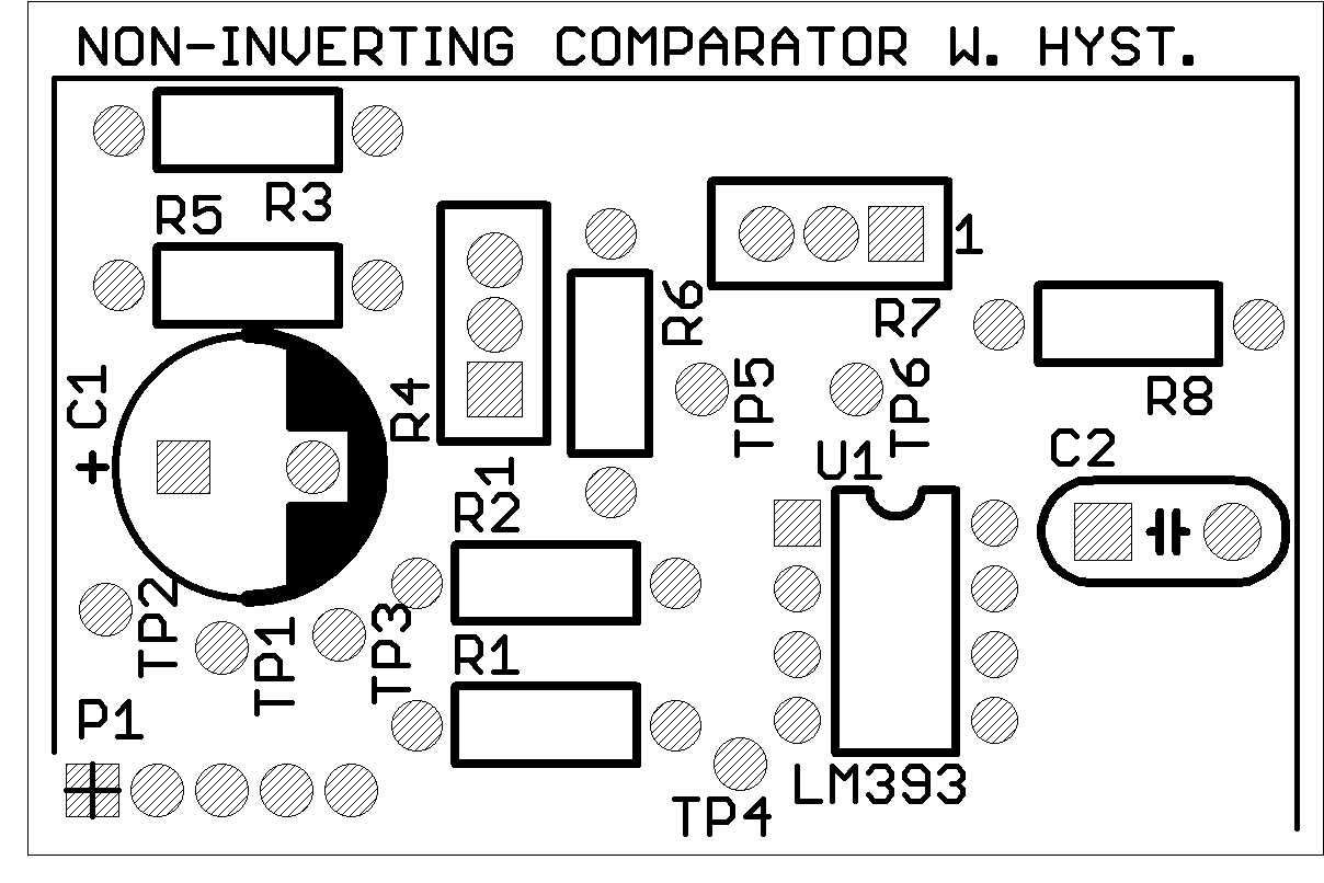 Top view of miniPCB
