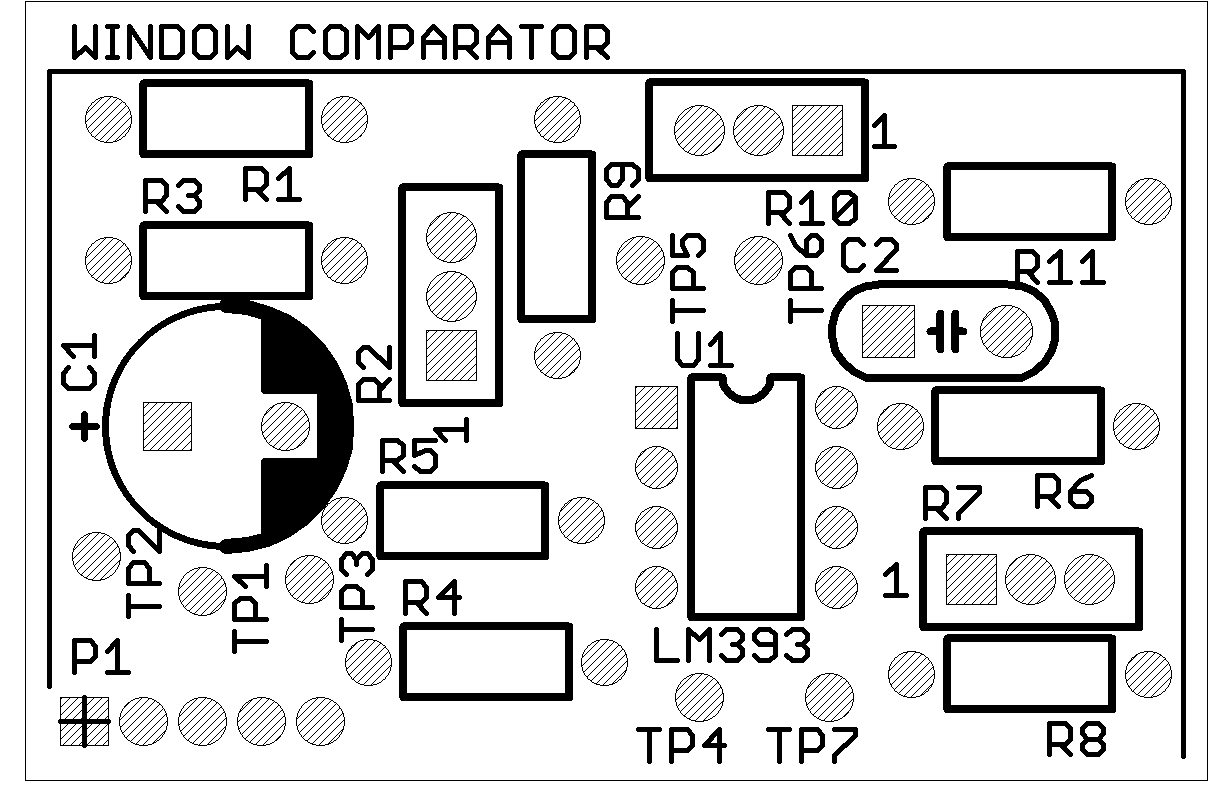 Top view of miniPCB