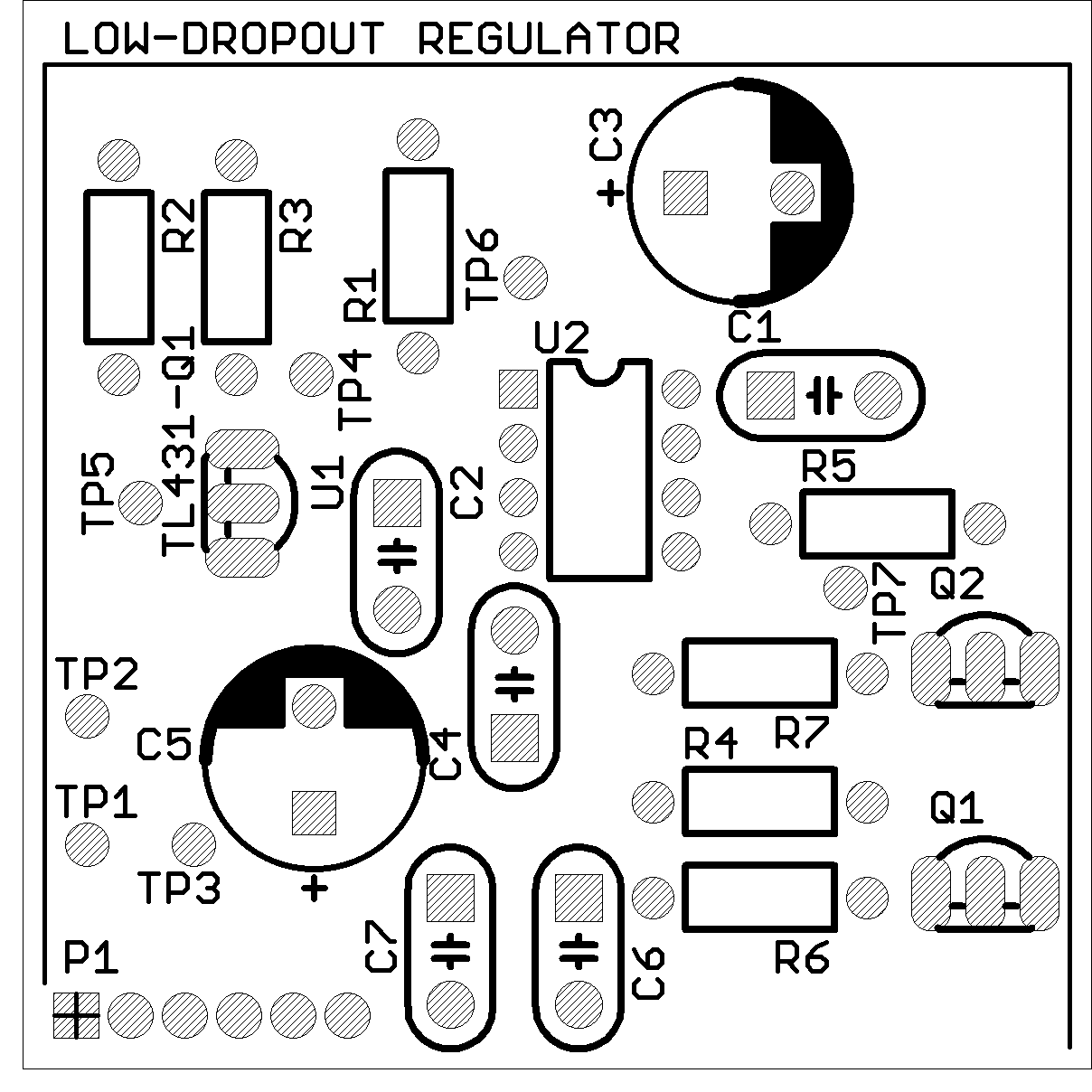 Top view of miniPCB