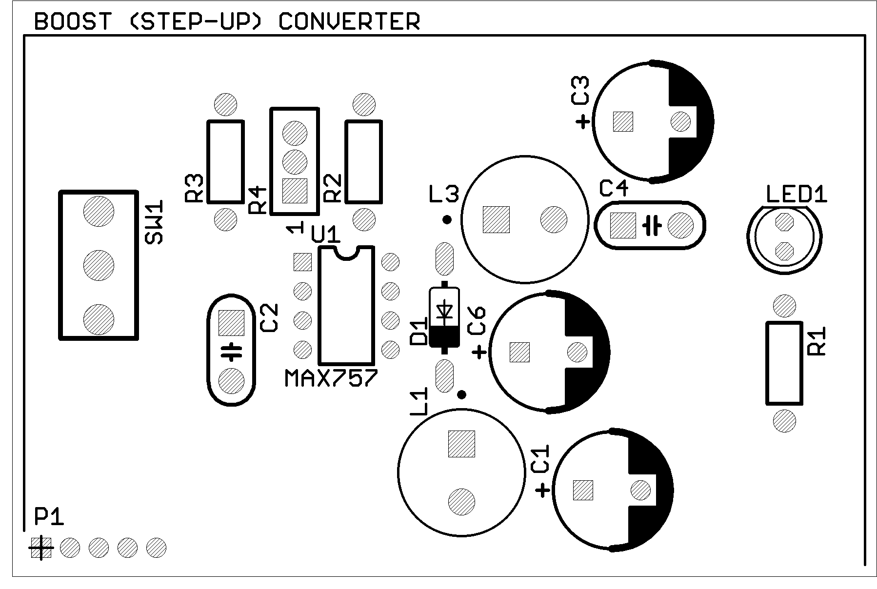 Top view of miniPCB
