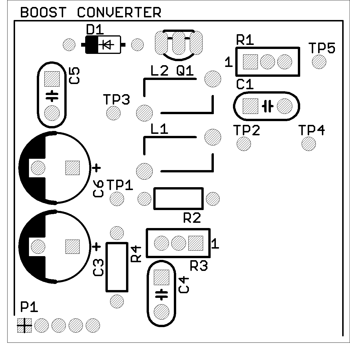Top view of miniPCB