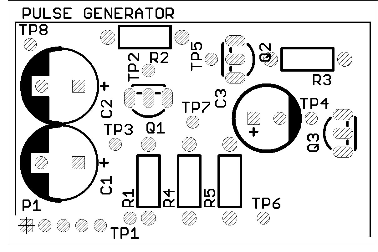 Top view of miniPCB
