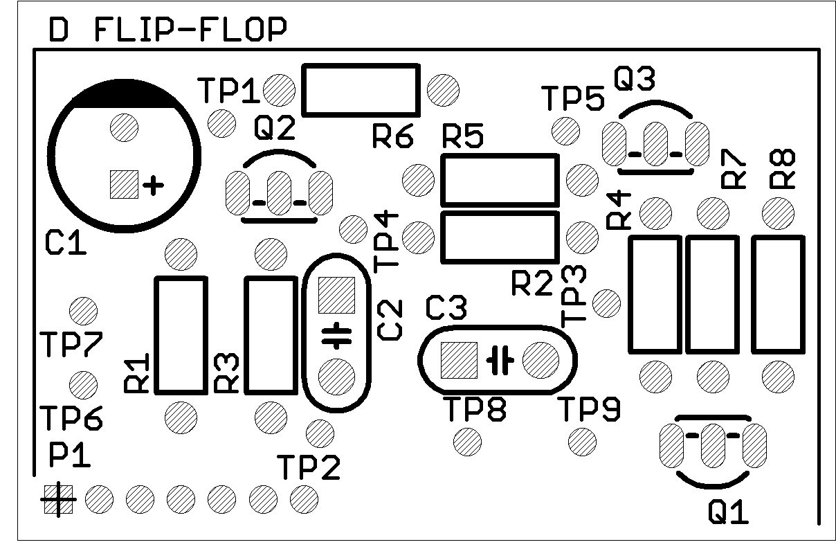 Top view of miniPCB
