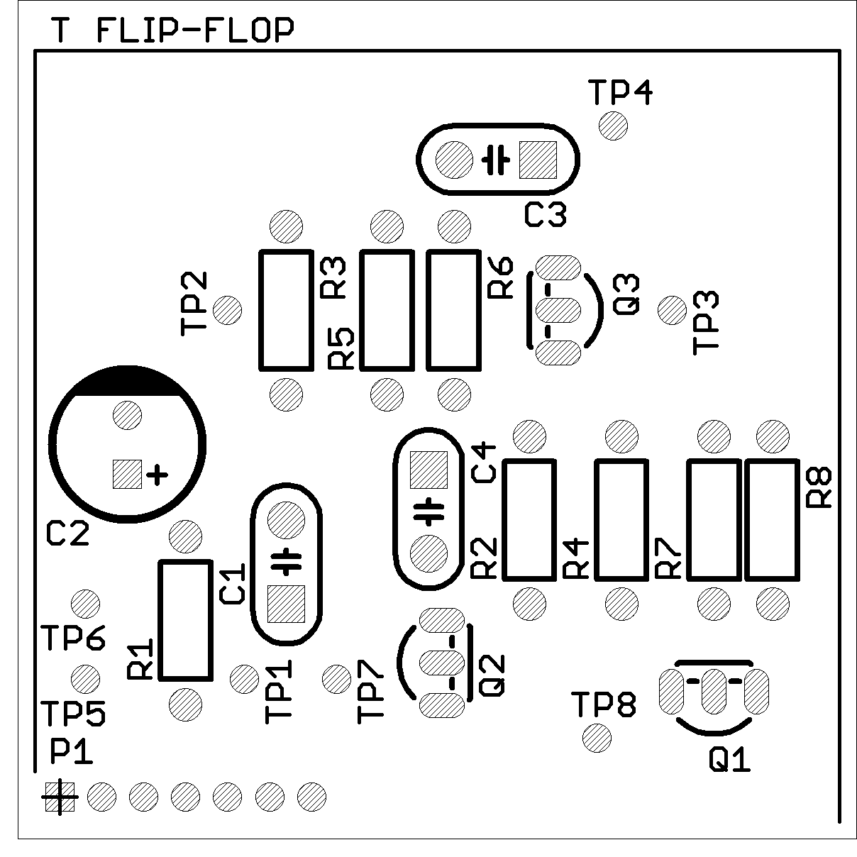 Top view of miniPCB