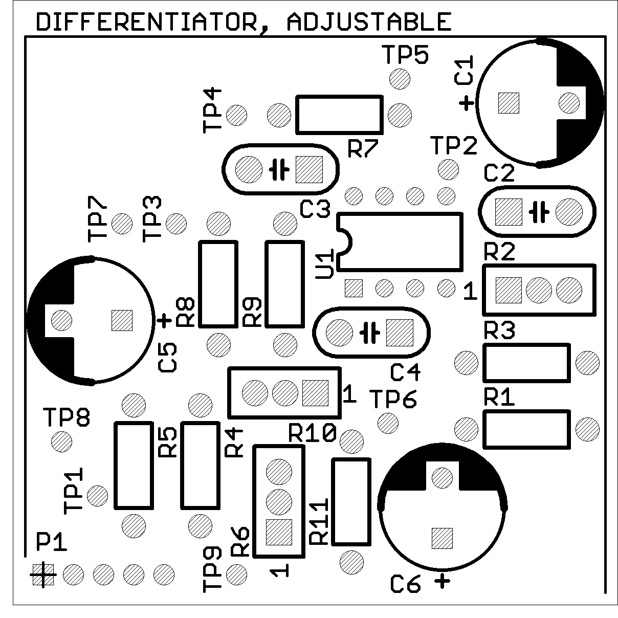 Top view of miniPCB
